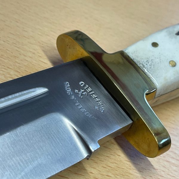 John Nowill Stag Bowie - 26cm Blade - Image 8