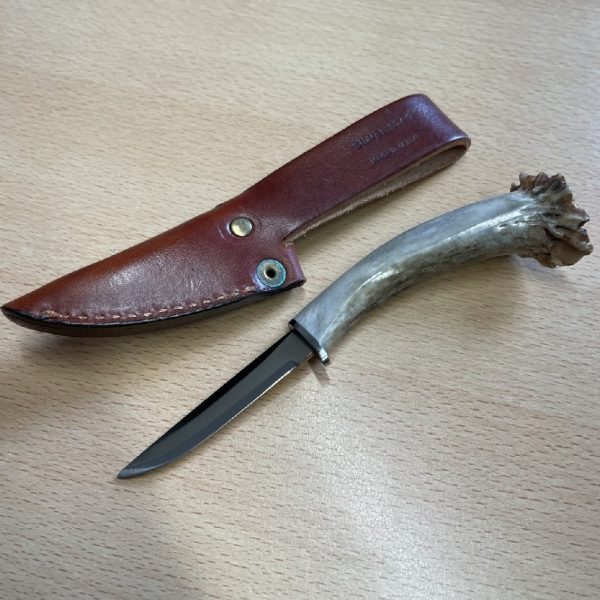Silver Stag - Crown Series - Mini Patch MP0505 Fixed Blade Skinning Knife with Leather Sheath - Image 5