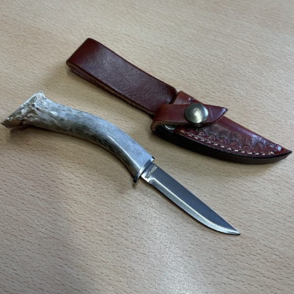 Silver Stag - Crown Series - Mini Patch MP0505 Fixed Blade Skinning Knife with Leather Sheath - Image 4