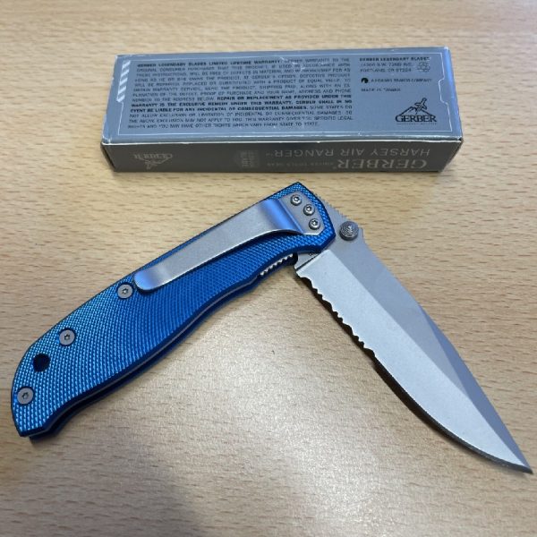 Gerber Harsey Air Ranger - Blue with Part Serrated Edge - Folding knife 05920 - Image 2