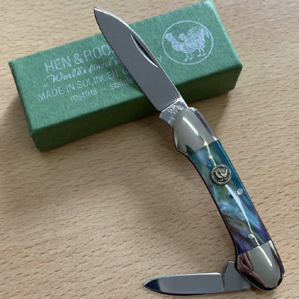 Hen and Rooster Vintage Twin Blade Pocket Knife - H102AB - Image 7