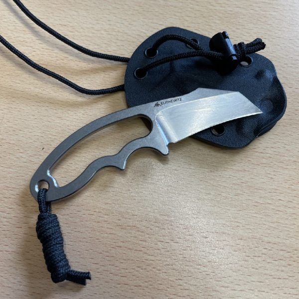 Hogue EX-F03 Hawkbill Tumble Finish Neck Knife HK35360 - Image 3