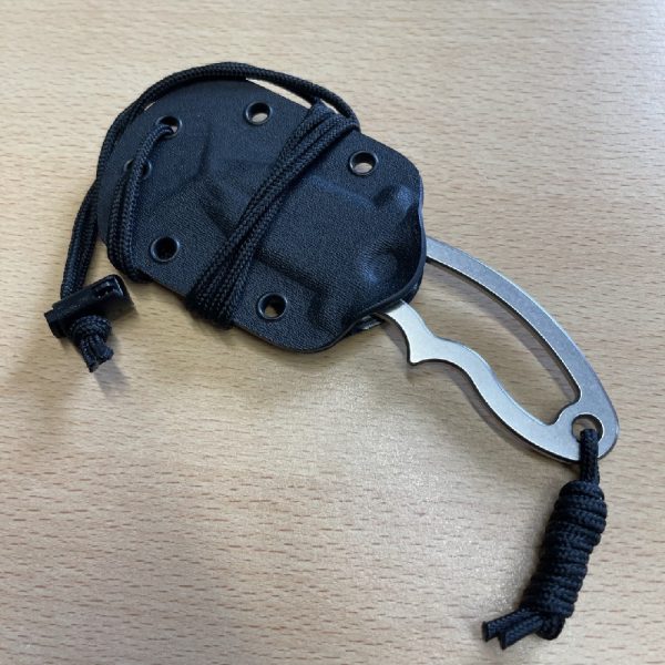 Hogue EX-F03 Hawkbill Tumble Finish Neck Knife HK35360 - Image 6