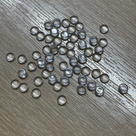 Transparent Flat Lens no pupil 5mm (28 pairs)