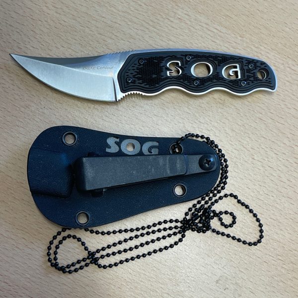 Vintage SOG Original C47 Contour - Fixed Blade with Kydex Sheath