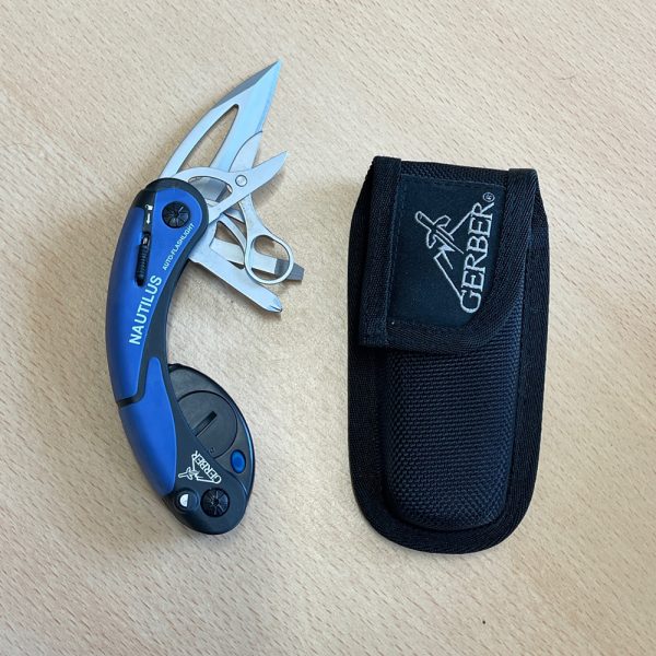 Gerber Nautilus Multi-function Tool - With LED Light, Scissors & Cordura Sheath