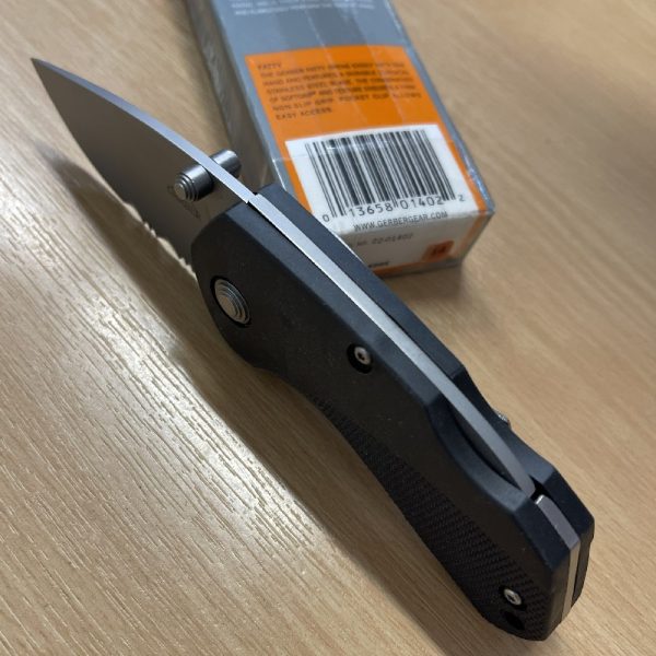 Gerber Fatty - Combo Part Serrated Edge - Folding Pocket Knife - Zytel Handle - Image 3