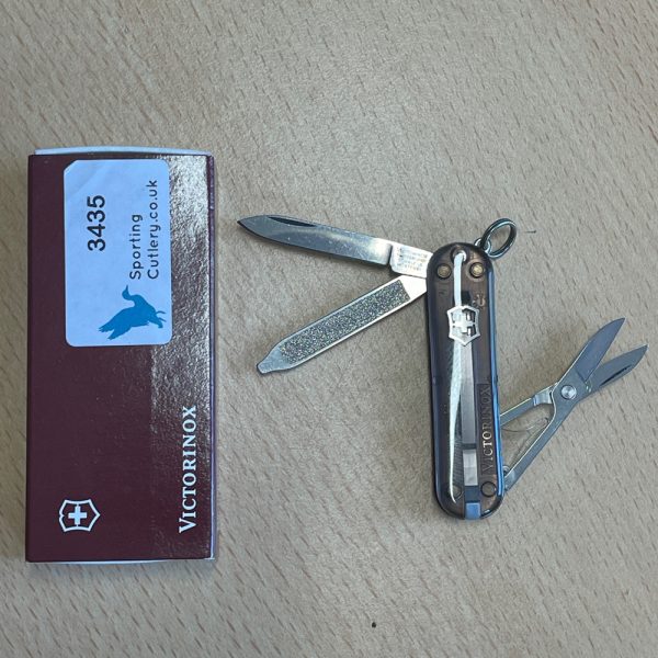 Victorinox Classic SD Translucent Black - Swiss pocket knife