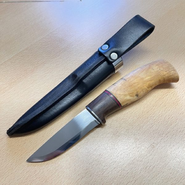 Helle Harmoni 87 Hunting Knife with a Birch Wood Handle - Image 2