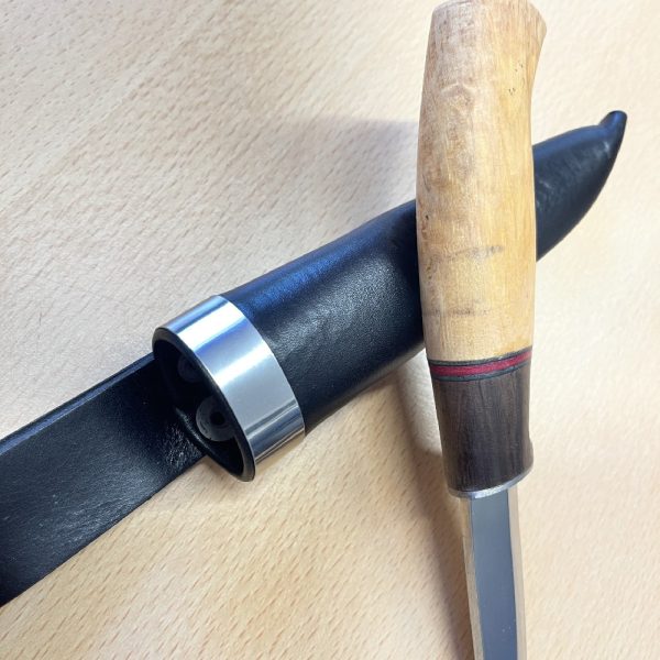 Helle Harmoni 87 Hunting Knife with a Birch Wood Handle - Image 5