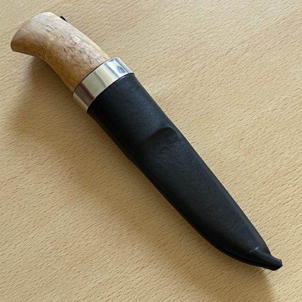Helle Harmoni 87 Hunting Knife with a Birch Wood Handle - Image 4