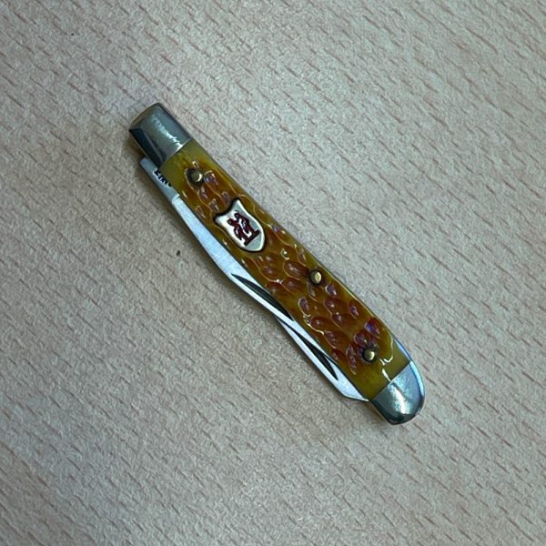 Kissing Crane Jigbone - Cattlemans Twin Bladed Pocket Knife - KC6219BR - Image 2