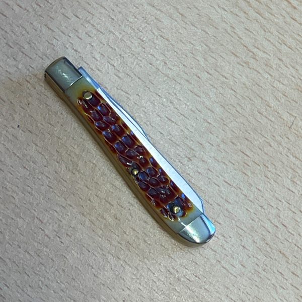 Kissing Crane Jigbone - Cattlemans Twin Bladed Pocket Knife - KC6219BR - Image 3