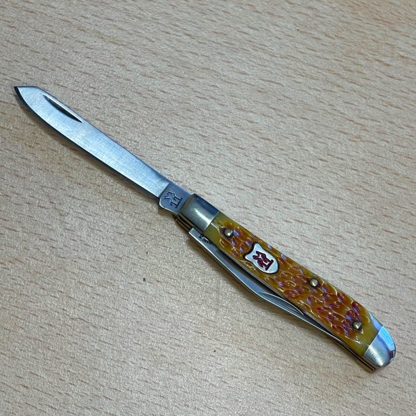 Kissing Crane Jigbone - Cattlemans Twin Bladed Pocket Knife - KC6219BR - Image 7