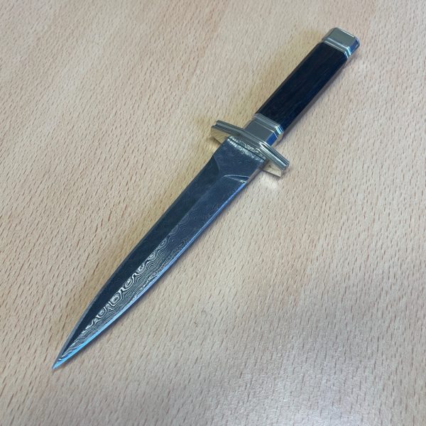 Hand-Made Damascus Dagger - Image 4