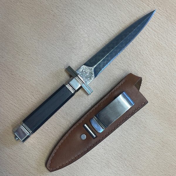 Hand-Made Damascus Dagger - Image 5