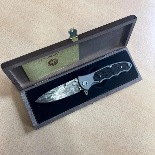Böker Leo-Damascus III Linerlock