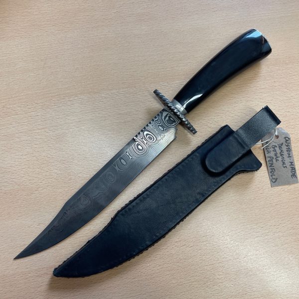Penfold Custom Damascus Bowie - Image 2
