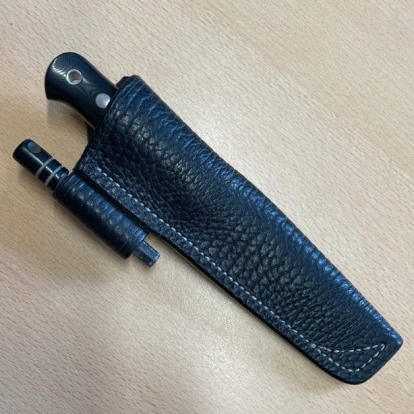 3568a Alan Wood Damascus Bushcraft Knife