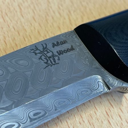 Alan Wood Full Tang Damascus Knife