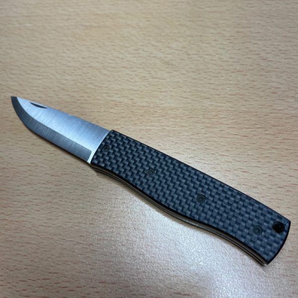 Enzo non locking folder Carbon scales Scandi grind CPMs30V - Image 2