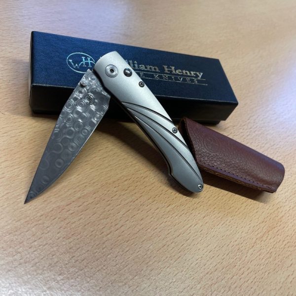 William Henry B15-FTD Quest Damascus Blade