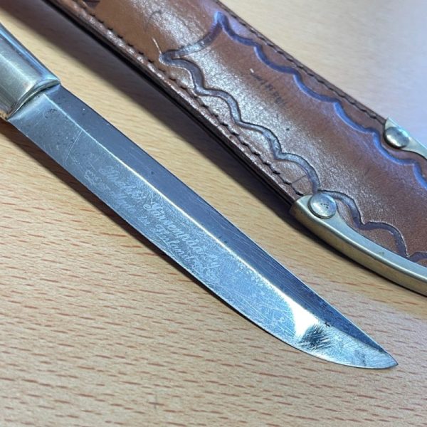 Classic Puukko, Curly Birch, Carbon Blade Length 10cm - Image 2