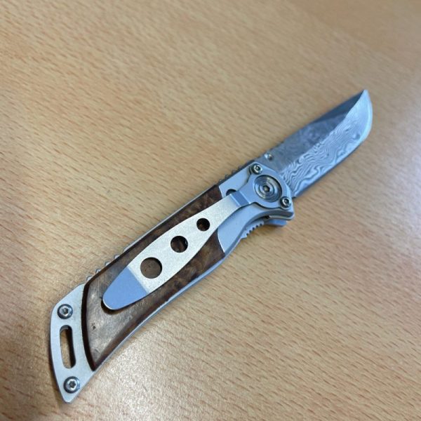 Puma Tec linerlock Damascus - Image 5