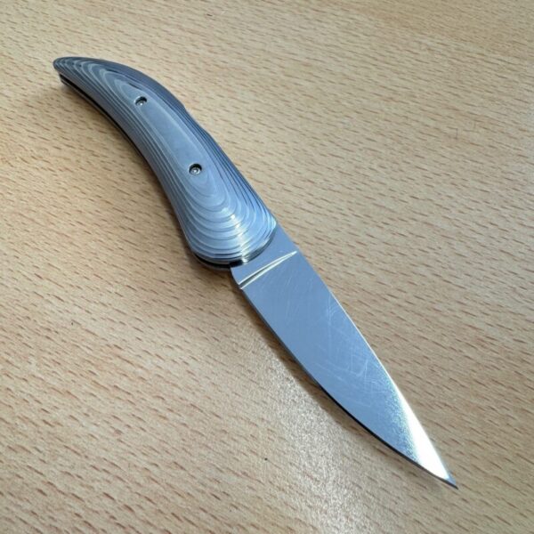 Suwada Damascus Folding Knife - Image 7