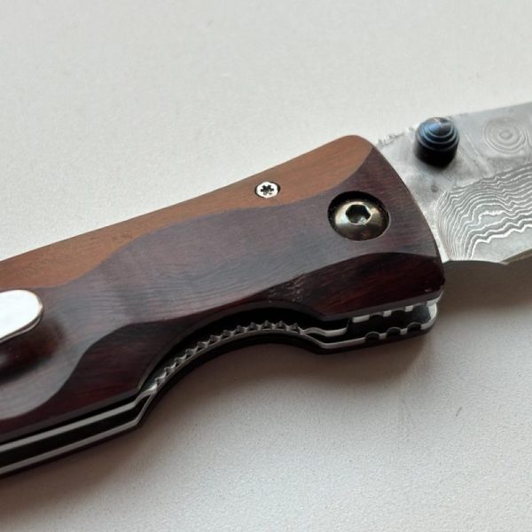 Mcusta MC-0125D Tactility Elite Knife with Ironwood Handle and Stainless Damask VG10 Blade. - Image 8
