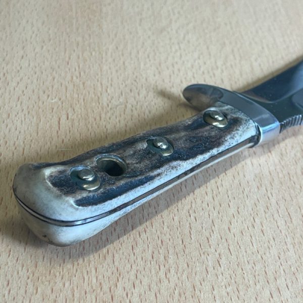 Vintage Puma White Hunter possibly an Automesser - Antler Handle - early. - Image 7