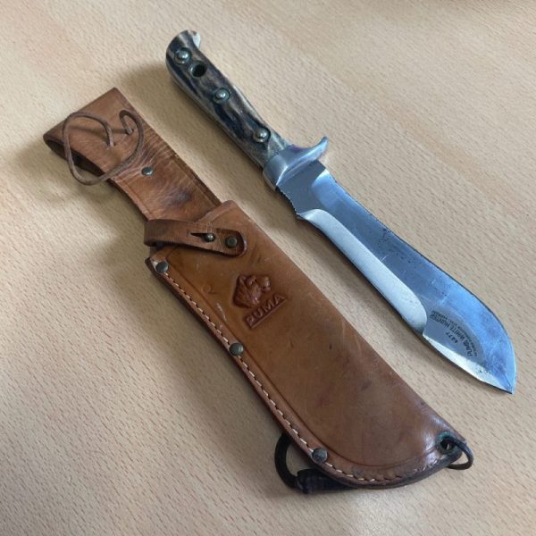 Vintage Puma White Hunter possibly an Automesser - Antler Handle - early.