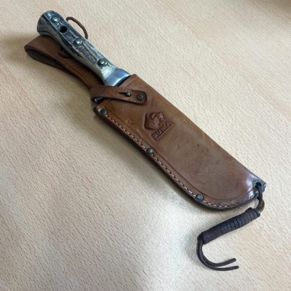 Vintage Puma White Hunter possibly an Automesser - Antler Handle - early. - Image 9