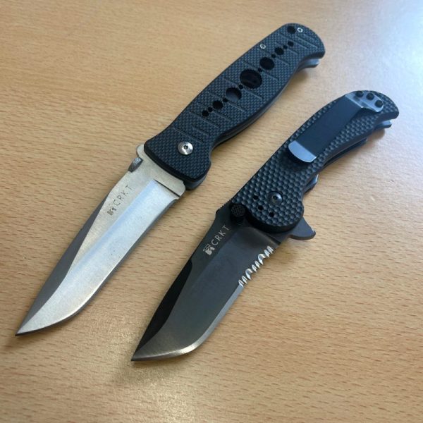 CRKT M1-13K and Crawford Falcon