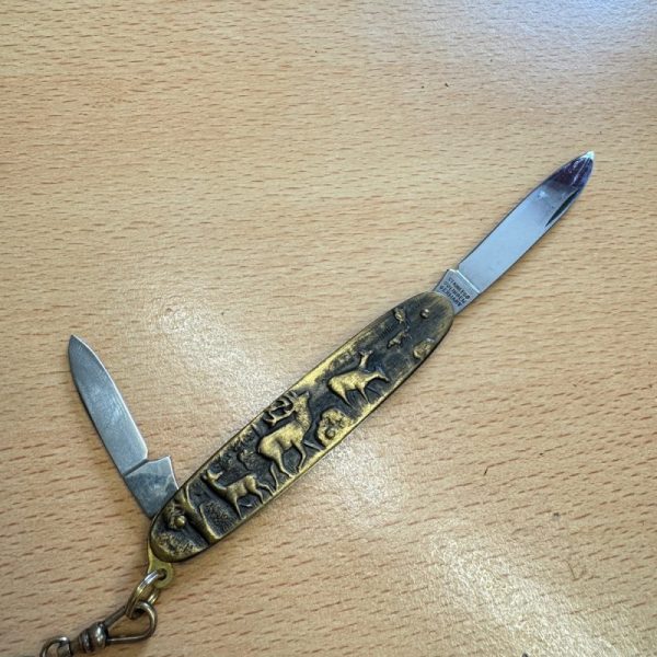 Armitron Gentlemans Pocket Knife Deer Scene - Image 3