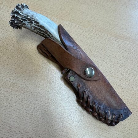 4332 d Silver Stag Damascus Crown Twist