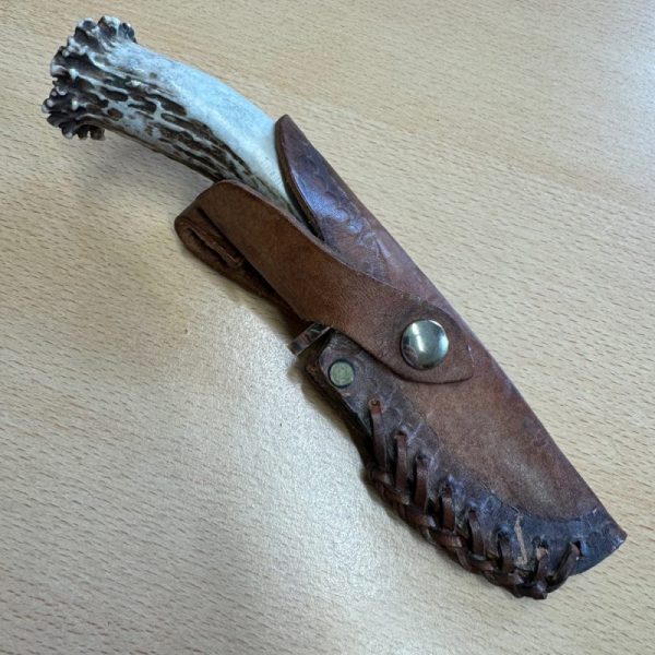 4332 d Silver Stag Damascus Crown Twist