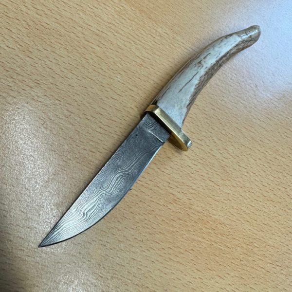 4333 b Silver Stag SV26 Point Damascus