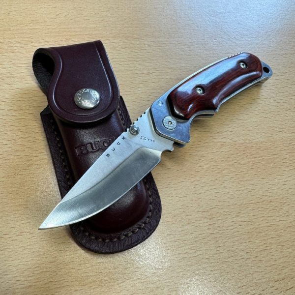 Buck Alpha Rosewood ATS-34 BOS