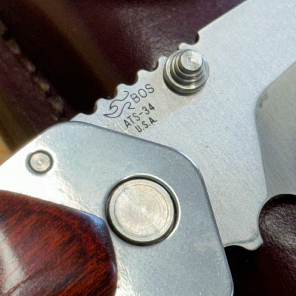 Buck Alpha Rosewood ATS-34 BOS - Image 2