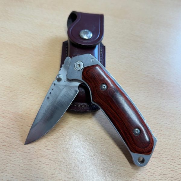 Buck Alpha Rosewood ATS-34 BOS - Image 4
