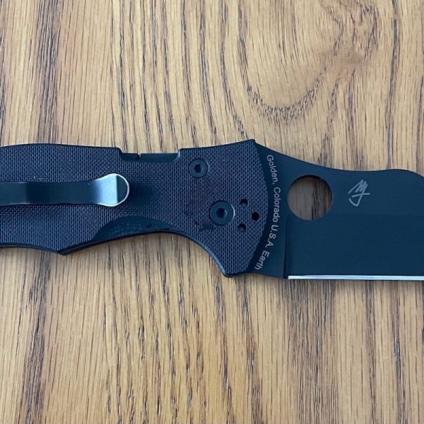 SPYDERCO YOJIMBO 2 BLACK FOLDING KNIFE - Image 2