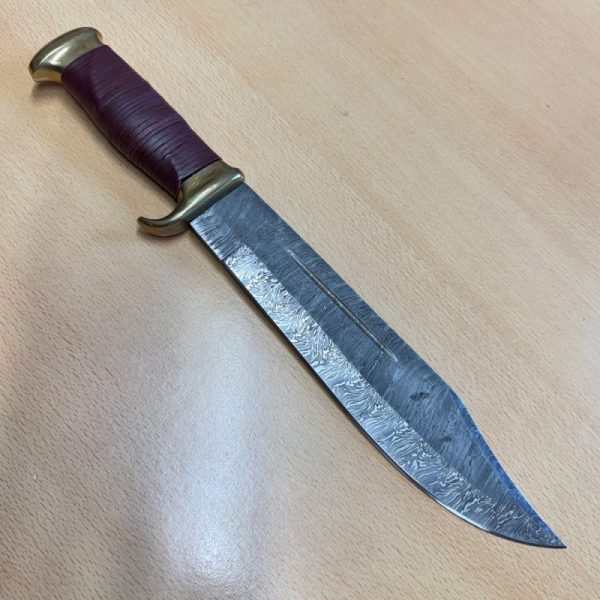 Damascus Outback Bowie Knife - Image 4