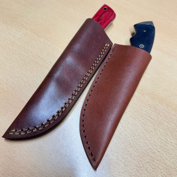A Pair of Damascus Hunting Knives - Image 2