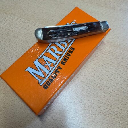 Marbles MR106 Three Blade Trapper Stag Bone Knife