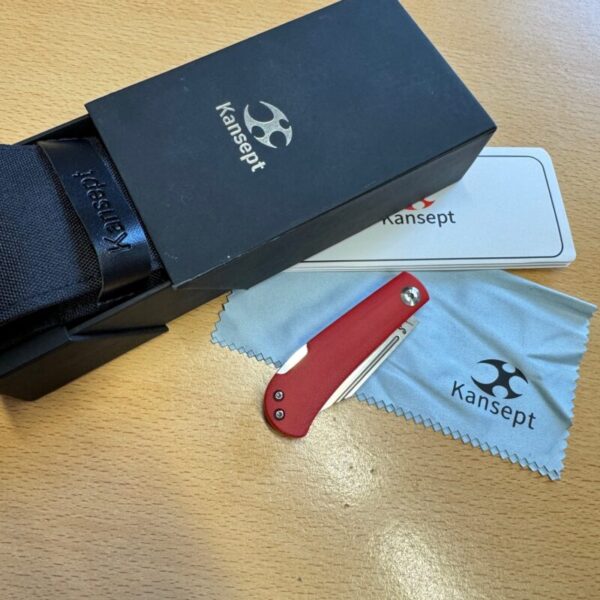 Kansept Wedge Red G10