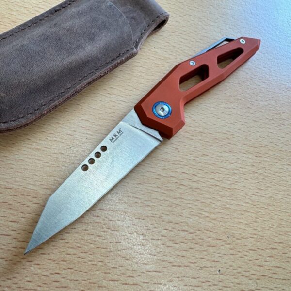 MKM Graciut M390 folder leather sheath