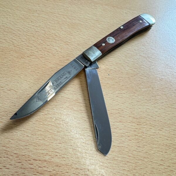 Böker twin blade 2525 wooden handle