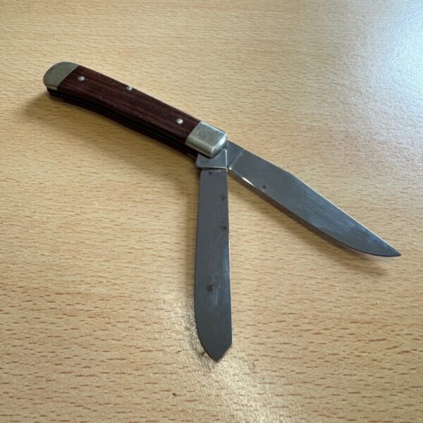 Böker twin blade 2525 wooden handle - Image 2