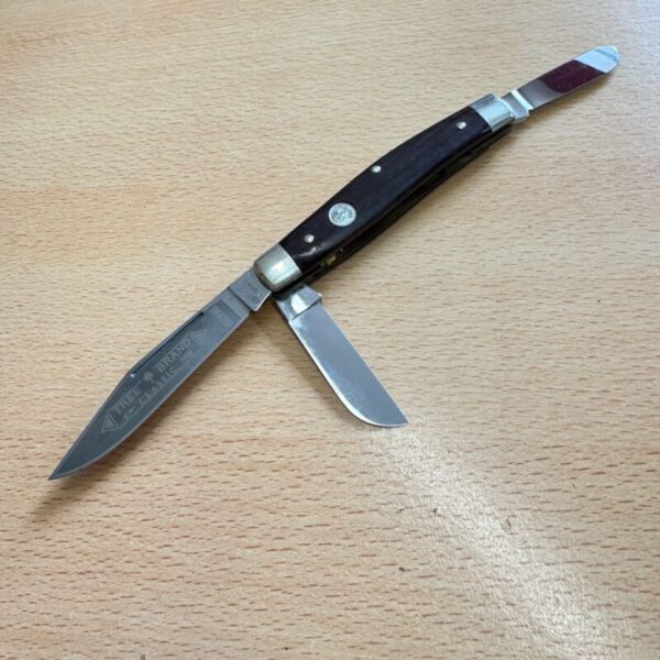 Böker triple blade 6066 wooden handle